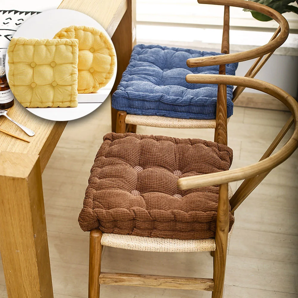 

Однотонная подушка чехлы для стульев столовой моющиеся эластичные Чехлы для подушек для мягкого стула