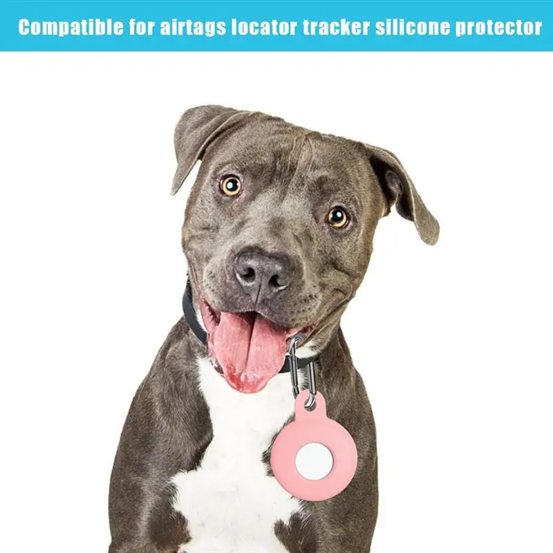 

Protective Case Compatible for Airtags Locator Tracker Silicone Case Anti-lost Protective Case Dog Supplies