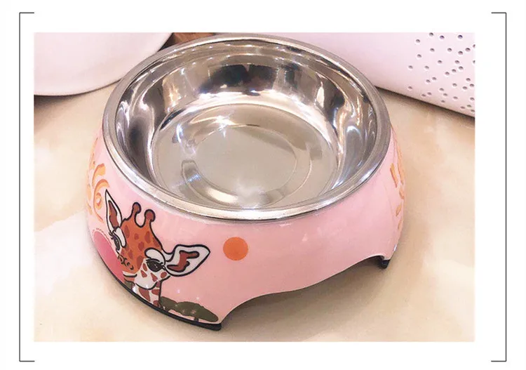 Миски из нержавеющей стали для собак и кошек Нескользящие прочные кормления