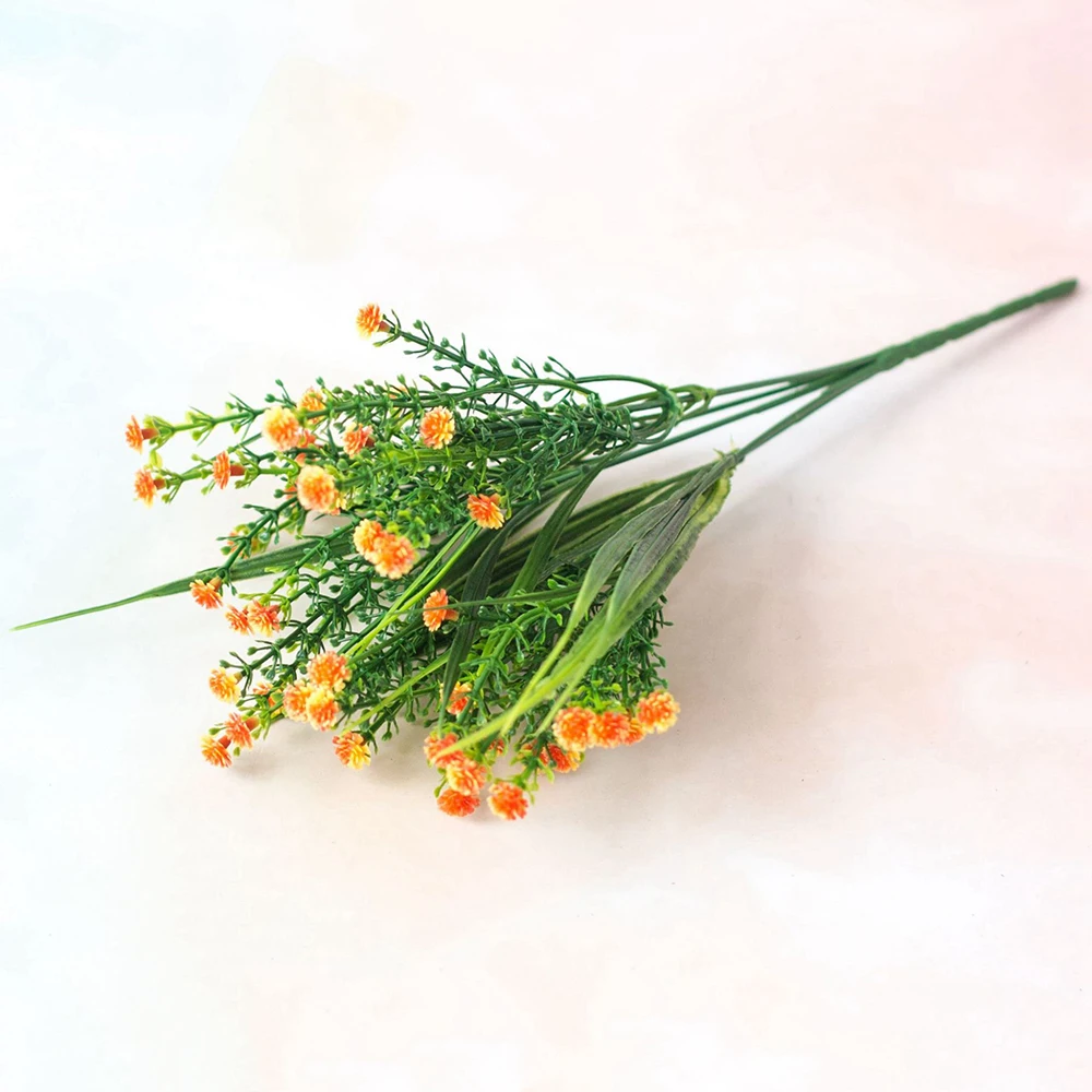 Популярная имитация Гипсофила искусственные цветы украшение для дома 5 вилок 23