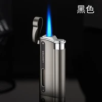 metal windproof jet flame cigarette lighter inflatable gas butane torch cigar lighter smoking accessories mini pocket lighter