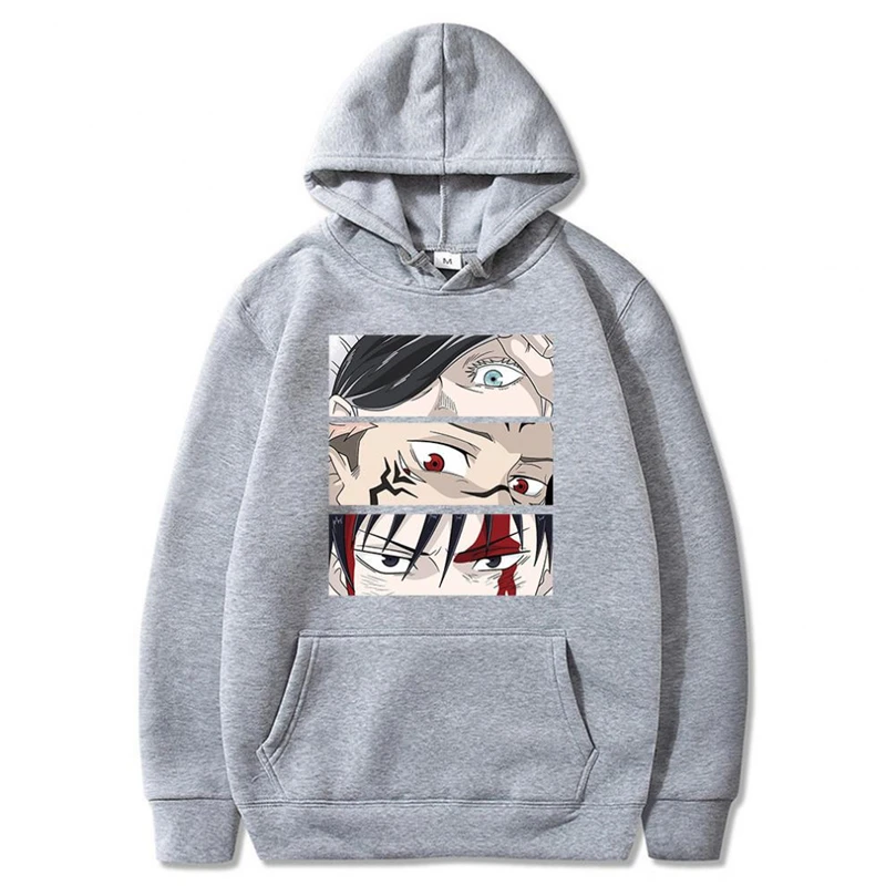 

Jujutsu Kaisen Cosplay Costumes Jacket with Hat Hoodies Printing Sweatshirts Anime Adult COS Clothing Christmas Halloween Gift