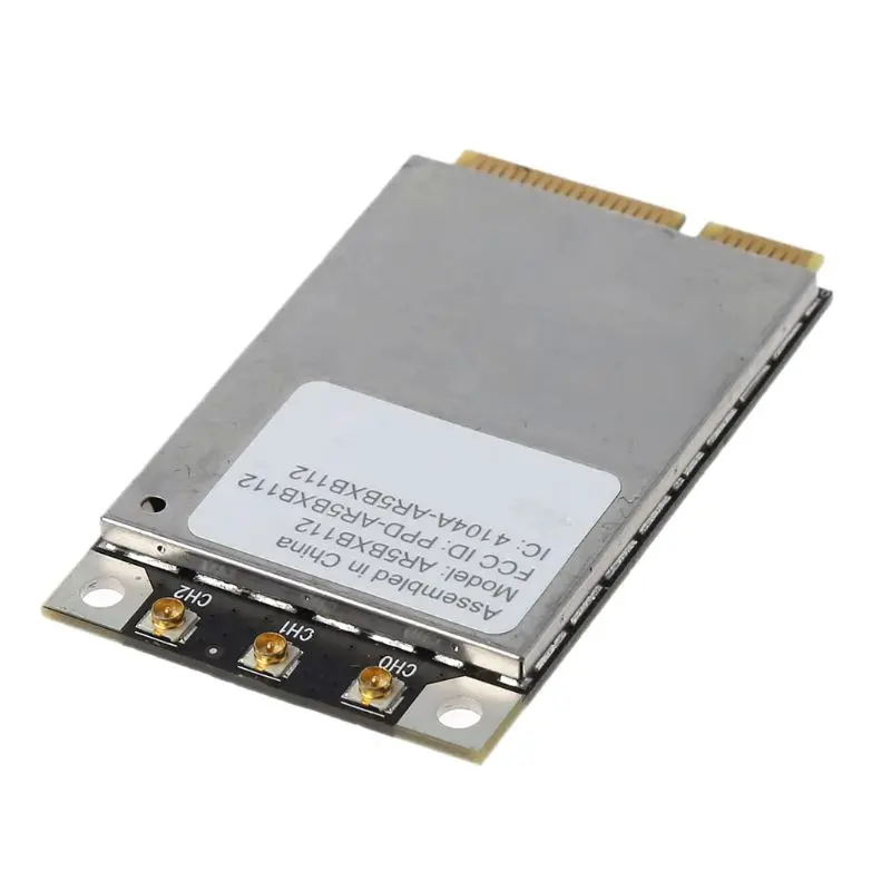 

AR5BXB112 AR9380 450Mbps Dual Band Mini PCI-E Wireless Wifi Card Adapter for Pro 802.11a/b/g/n Wlan S/N C86214300RHCCV4AB