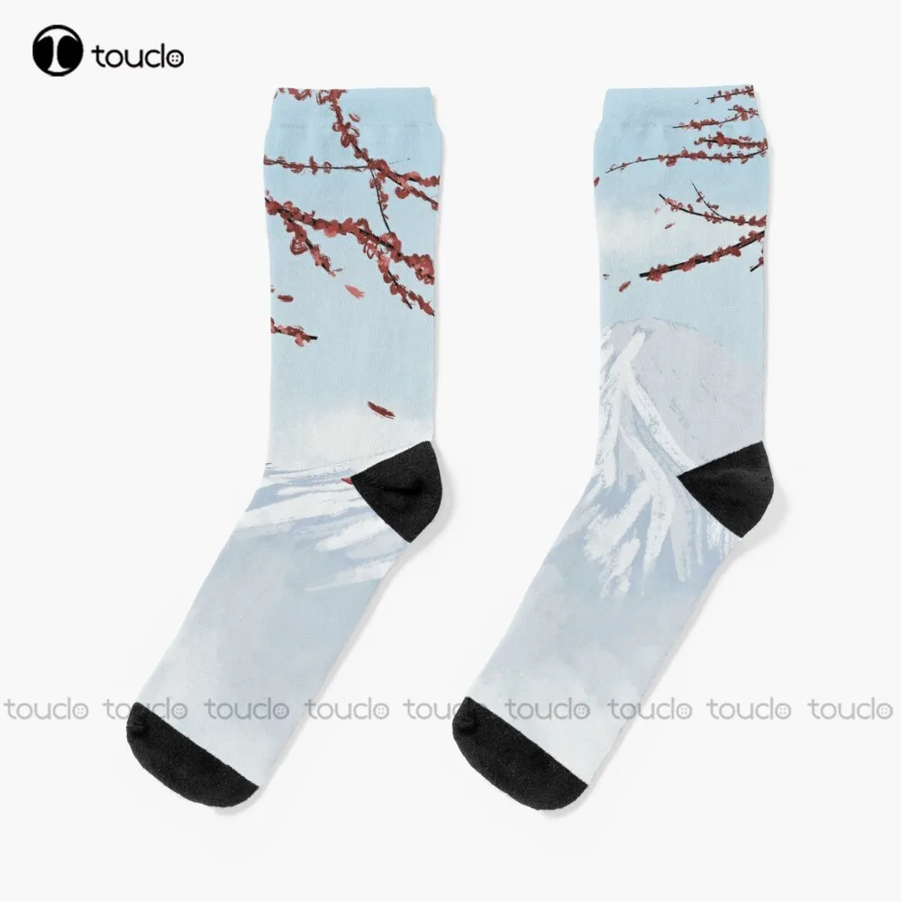 

Mount Fuji Landscape Socks Boy Socks Unisex Adult Teen Youth Socks Personalized Custom 360° Digital Print Hd High Quality