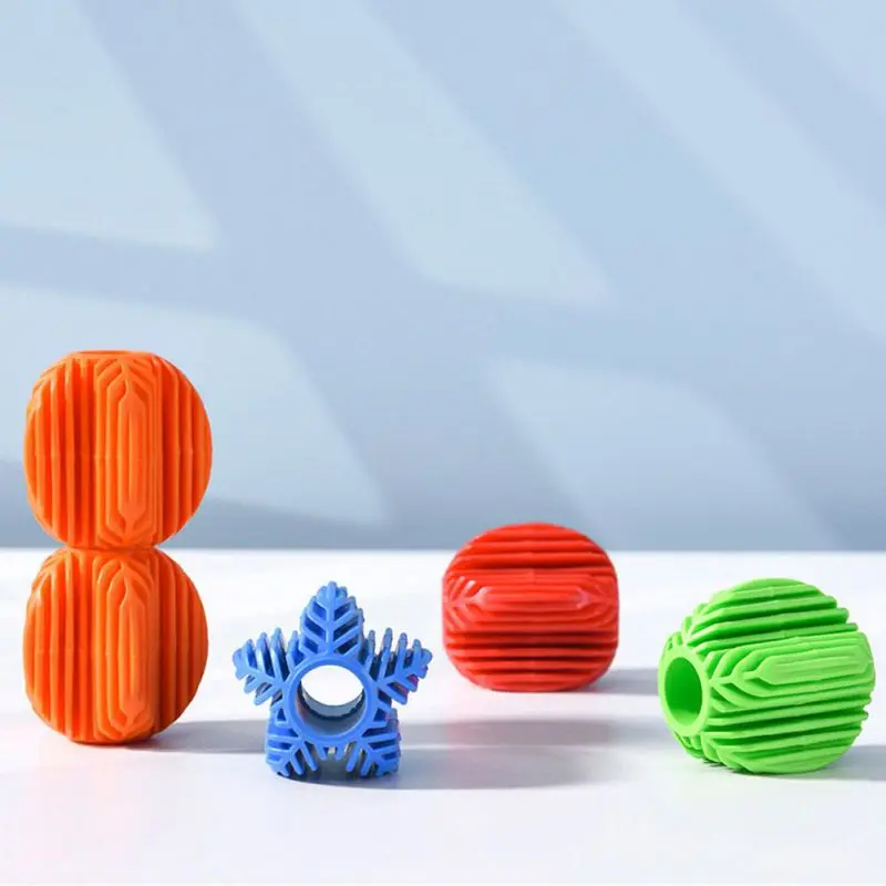 

Rubber Pet Toys for Small Dogs Resistance To Bite Dog Toy Teeth Cleaning Chew Training Toys Pet Supplies Puppy Medium Dogs