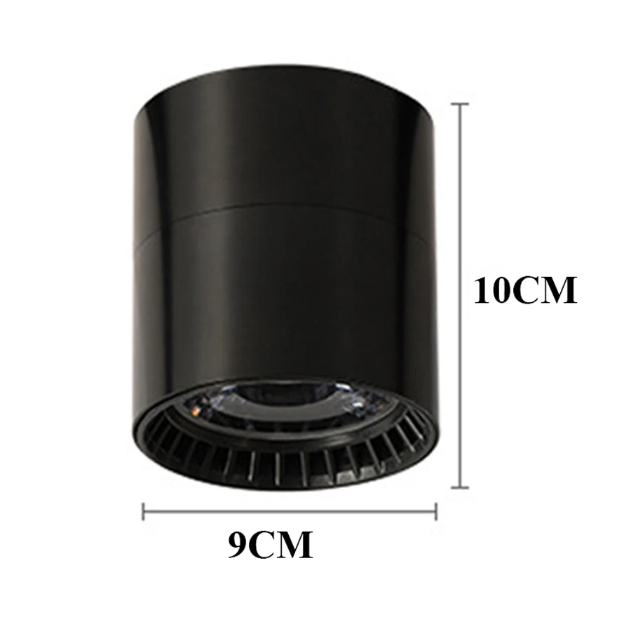 

Modern LED Indoor Ceiling Spotlight Adjustable Wall Light Bedroom Living Room Kitchen Downlight Surface Mounted COB Lighting