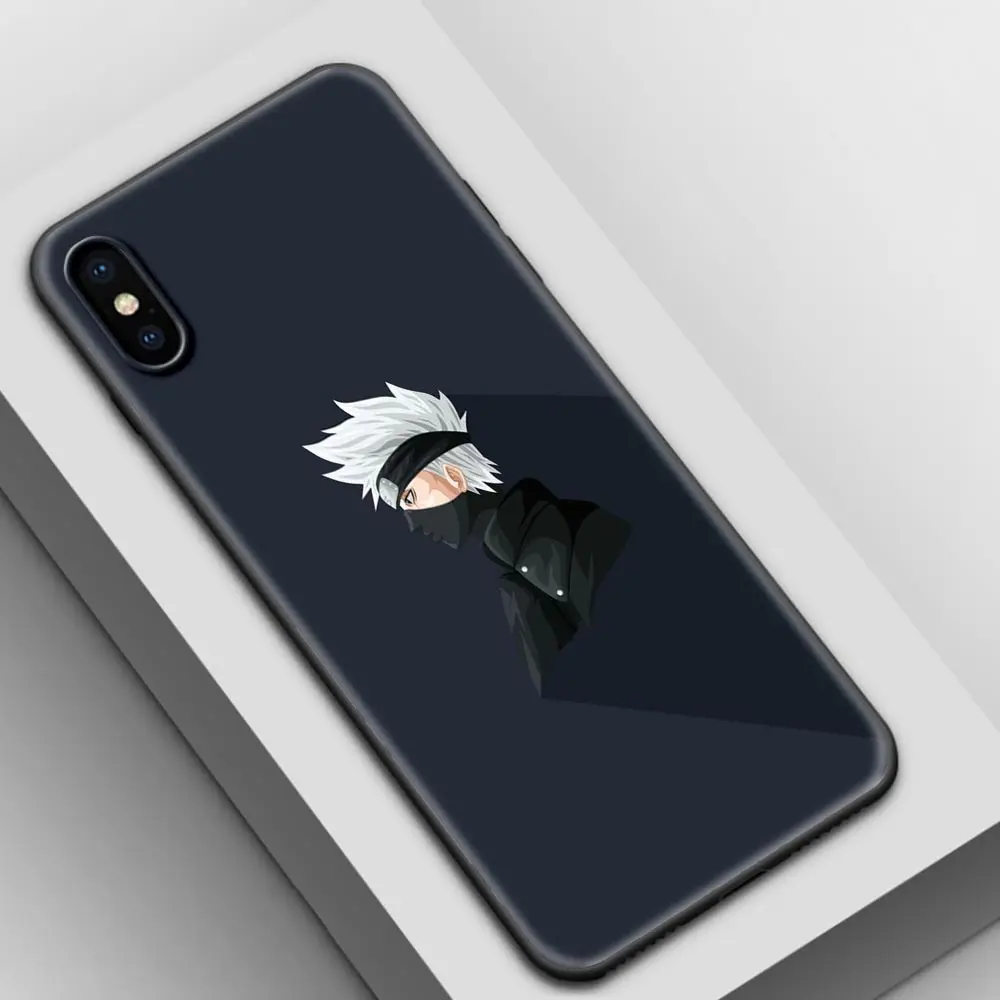 

Hokage Naruto Kakashi Phone Case for iPhone 7 8 11 12 Pro MAX 11 Pro 12 Mini XS MAX XR SE 2020 6 6S Plus Soft Fundas Fall Shell