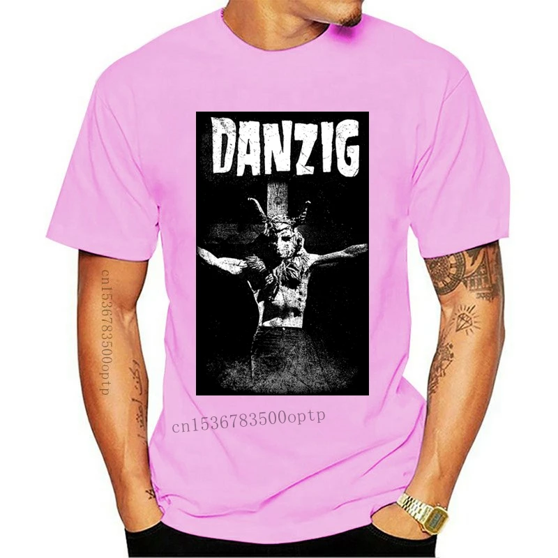 

New Fashion Danzig Skullman On Cross T Shirt 2021 Live Nation Merch Tee Hoodie