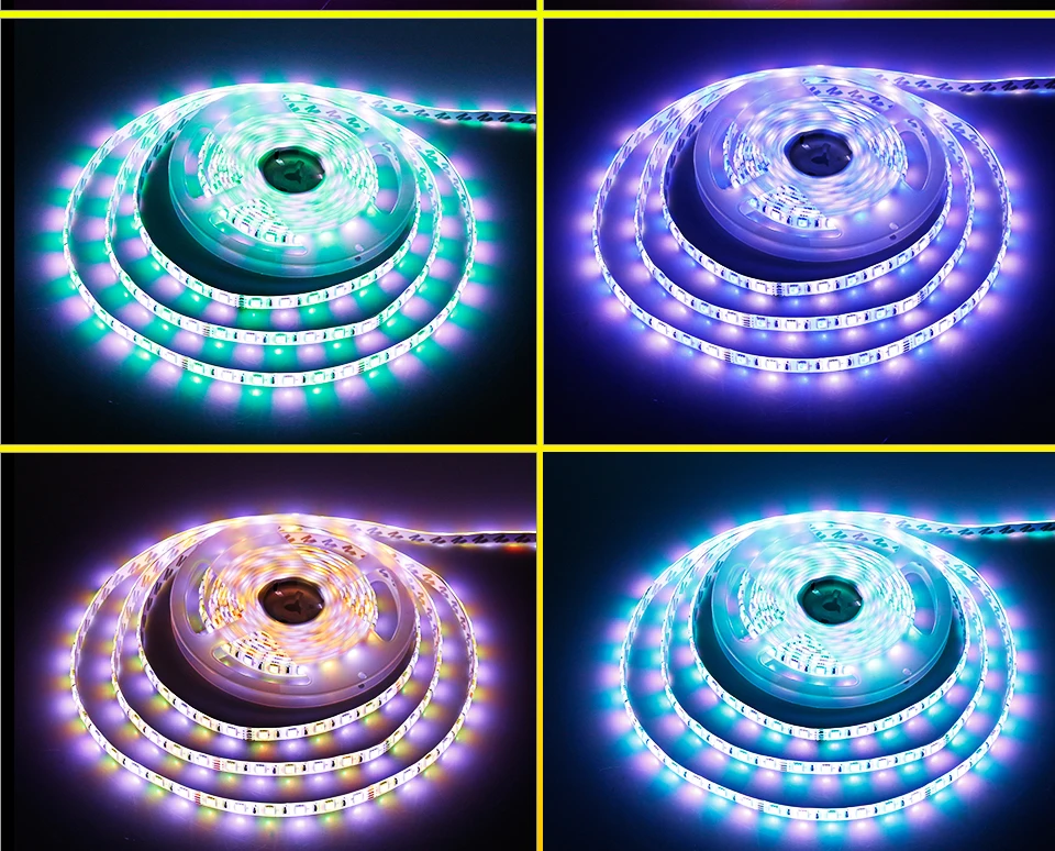 5 м 5050 светодиодная лента светильник DC12V RGB освещение кухонного шкафа праздничный декор светодиодный лента 60 светодиодный s/M водонепроницаемый тв подсветка