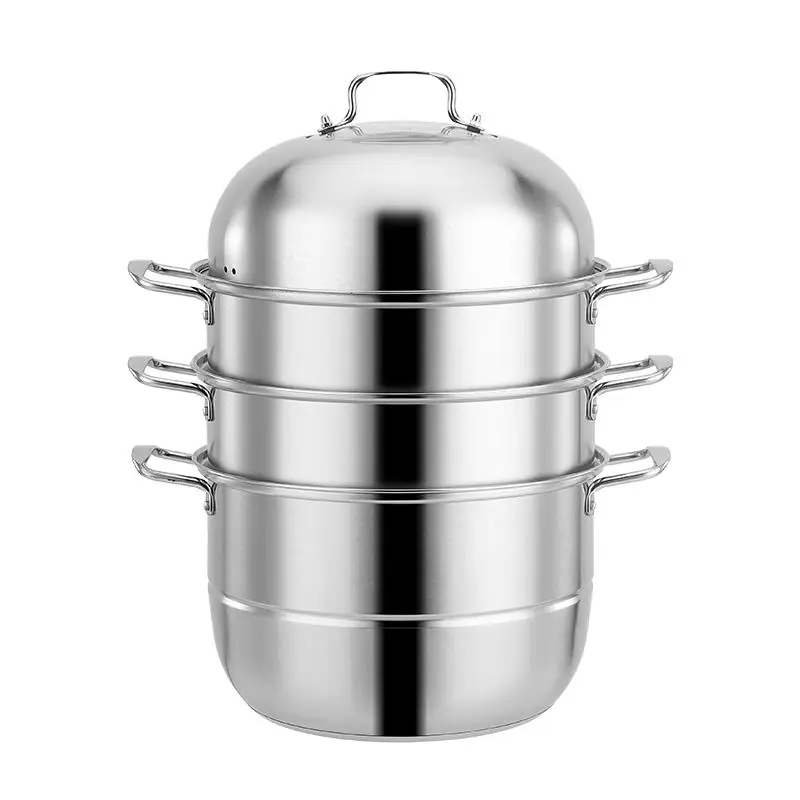 Пароварка для двойных бойлеров суповая кастрюля из нержавеющей стали посуда со