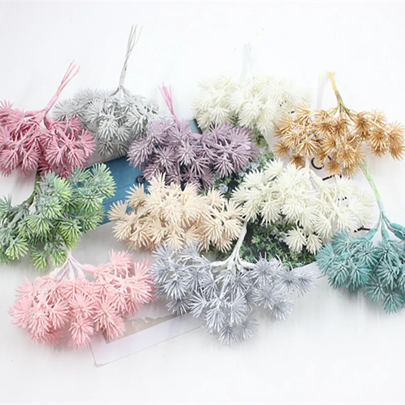 Искусственное растение свадебное украшение для дома букет рождественский