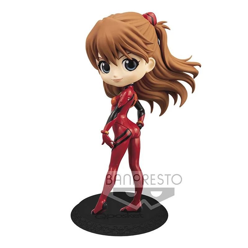 Женская 14 см Bandai оригинальная неоновая модель GENESIS EVANGELION Q Posket Asuka Langley Soryu 2020