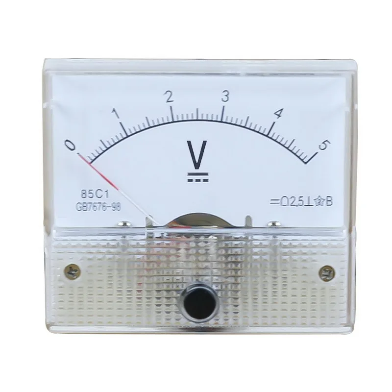 DC 30V Аналоговая Панель вольтметр измеритель напряжения 85C1 5V 10V 15V 20V 50V 100V 200V 300V