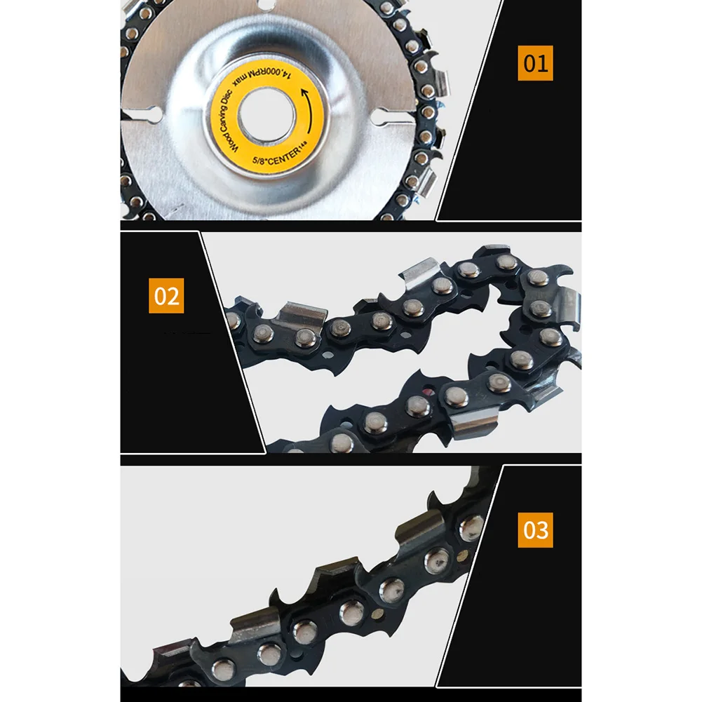 Цепной диск для угловой шлифовальной машины 5 дюймов 125 мм 14 т/4 дюйма 100 22 т полотно