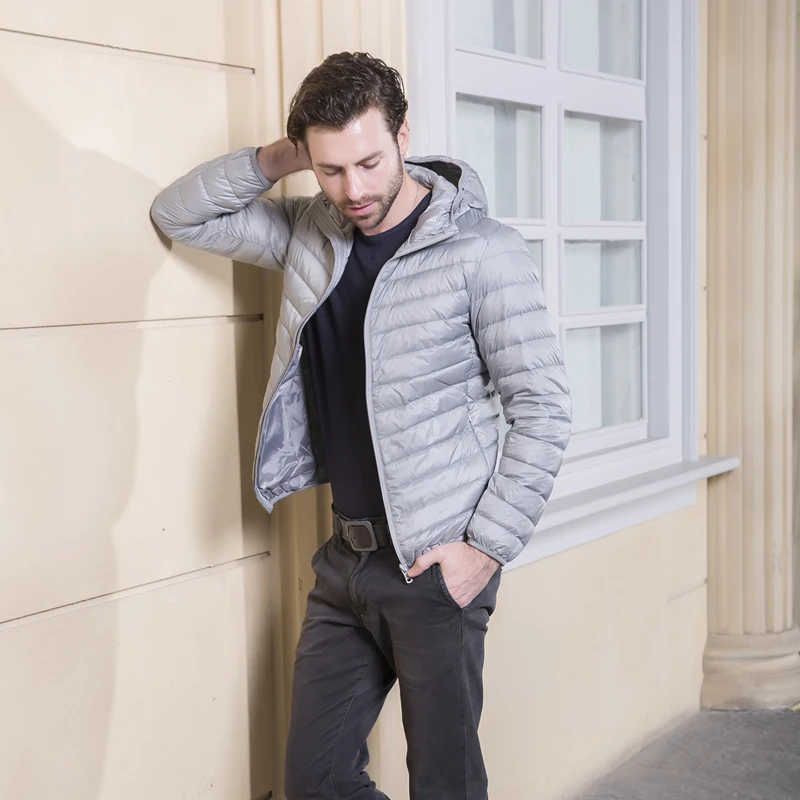 

Lightweight down jacket for men in autumn and winter, new short, fattened and oversized, lightweight and ultra-thin