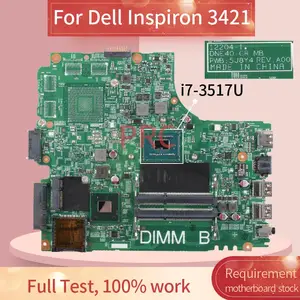 12204-1 For DELL Inspiron 14R 3421 5421 I7-3517U Laptop Motherboard
12204-1 DNE40-CR MB SR0N6 SLJ8E DDR3 Notebook Mainboard