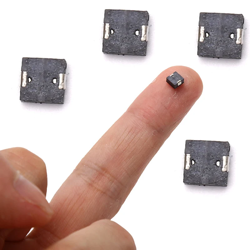 

1 шт., размер: 4x4 мм супер Миниатюрный AAC электромагнитный HU0440S-T-R пассивный зуммер