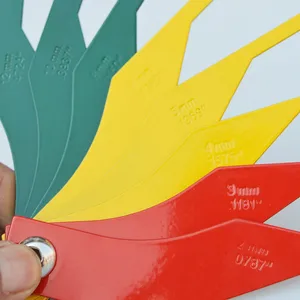 Железный автомобильный измеритель толщины тормозных колодок, износ инструмент автоматического тестирования