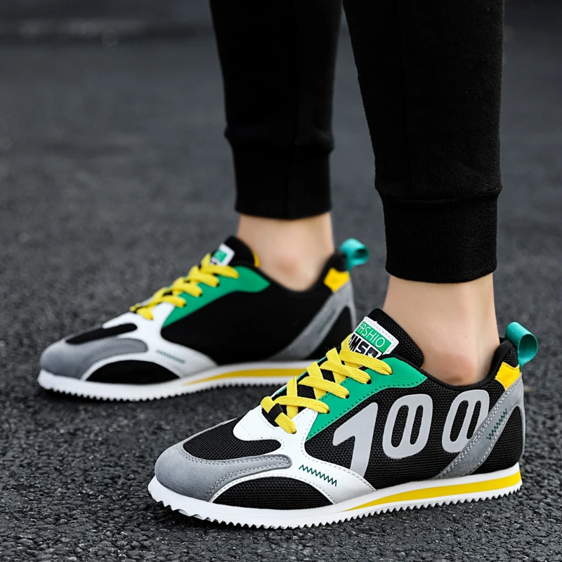 Осенняя мужская прогулочная обувь повседневные светящиеся кроссовки 7oo