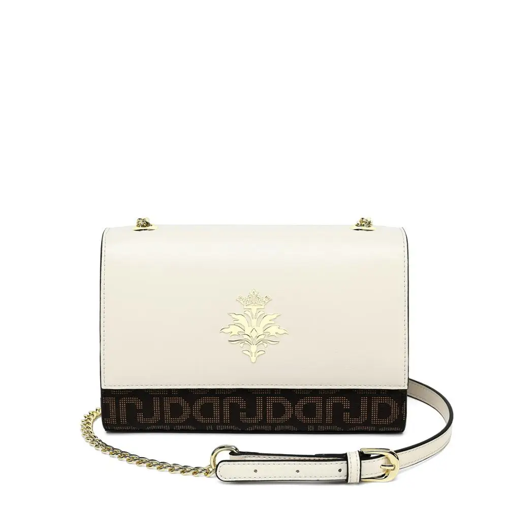 Женская сумка через плечо Meteor Bird белая сумка-мессенджер из ПВХ с цветочным