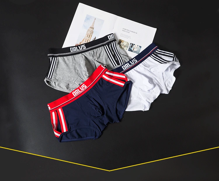 ORLVS Брендовое Мужское нижнее белье мужские сексуальные боксеры cueca masculina дышащие Ropa Interior hombre мужские трусы-боксеры calzoncillo hombre