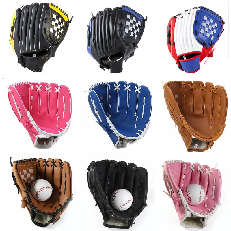 

Baseball Training Glove Outdoor Sport Softball Practice Gloves Professional Baseball and Softball Infielders Gloves with Ball