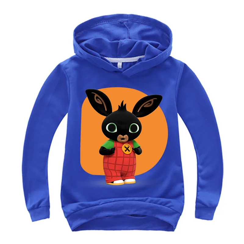 От 2 до 16 лет ГБ животные Bing Bung Толстовка Дети милый кролик печатных топы девушка