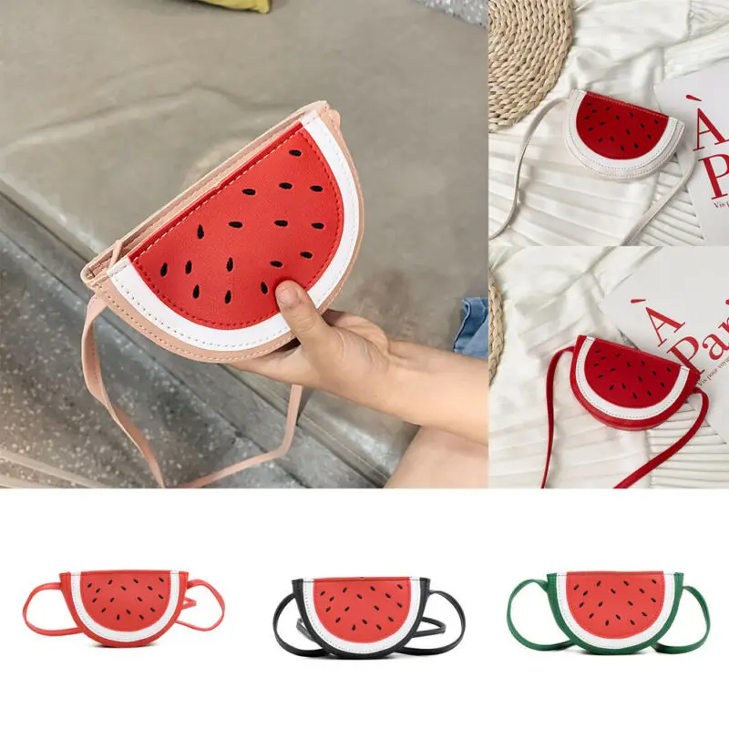6 цветов милый детский кошелек с фруктами из искусственной кожи для мелочи сумки