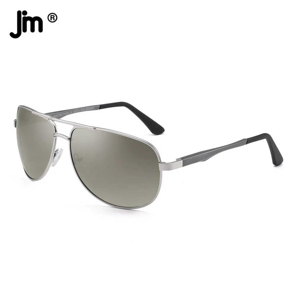 

Aluminum Arm Spring Hinge Polarized Sunglasses Women Men Vintage Pilot Sunglasses