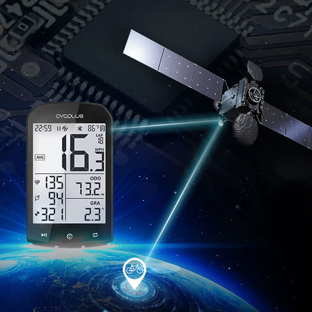 

CYCPLUS GPS Bike Computer Waterproof Bicycle Speedometer And Odometer ANT+ Bicycle Computer Ciclocomputador Odometer