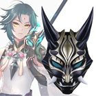 Маска из смолы для косплея Genshin Impact Xiao, шлемы, реквизит для Хэллоуина