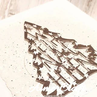 Рождественская елка металлические режущие штампы трафарет для скрапбукинга