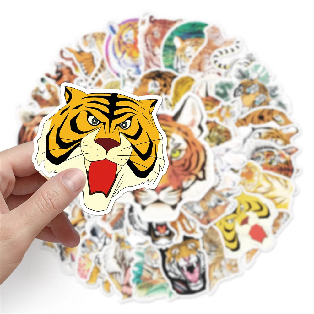 10/30/50 шт. водонепроницаемые наклейки с изображением тигра | Игрушки и хобби