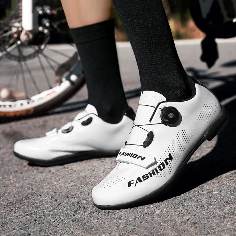 

Professional Road Cycling Shoes Men MTB Bike Sneakers Ultralight Breathable Speed Bicycle Sneakers Self-locking Cleat Footwears