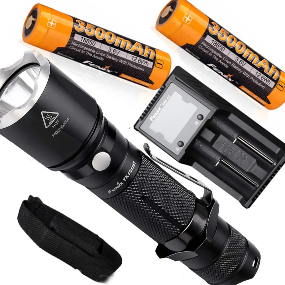 Fenix TK15UE 1000 люмен CREE светодиодный тактический/охотничий фонарик с 2 х AB L18 3500