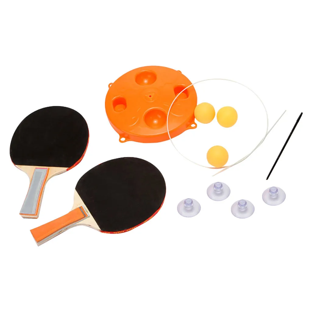 Портативный тренажер для настольного тенниса мягкий вал тренировочная машина