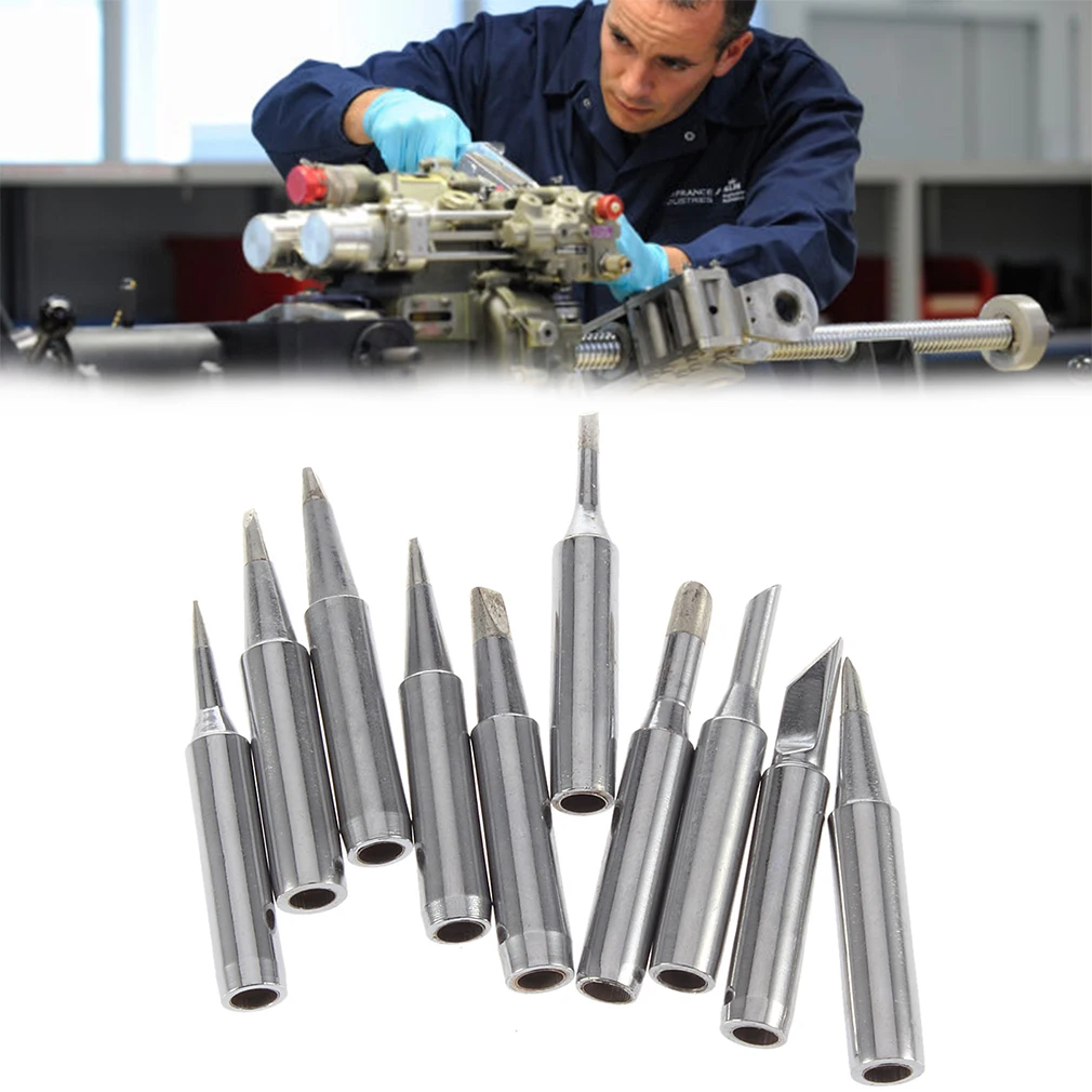 10 шт. Железный корпус общая партия бессвинцовый паяльник Электрический паяльная