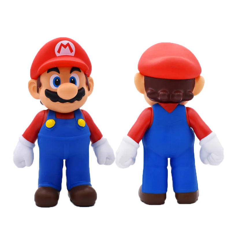 7 видов стилей горячие игрушки 22 см Super Mario Bros Фигура Йоши Персик Принцесса жаба ПВХ фигурка подарок для детей Марио Луиджи