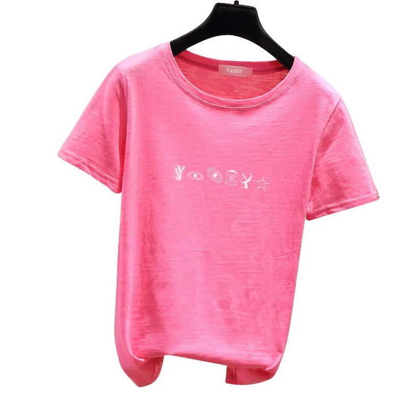 

European and American fashion summer popular leisure breathable women's classic T-shirt
