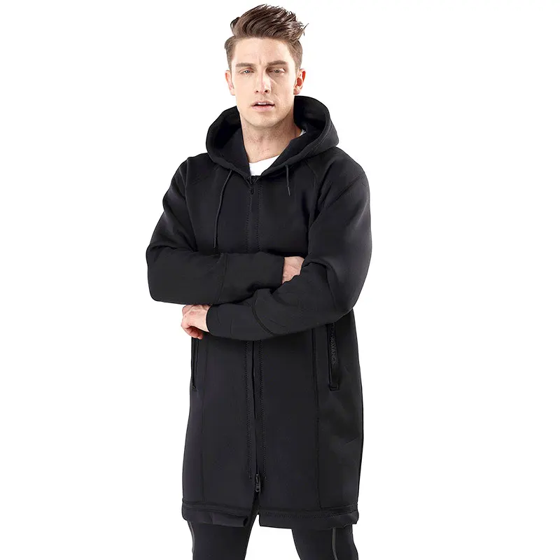 NEW Hooded Scuba Diving Jacket Men Windproof Rubber Spearfishing Swimming Fishing Jumpsuit Wetsuit