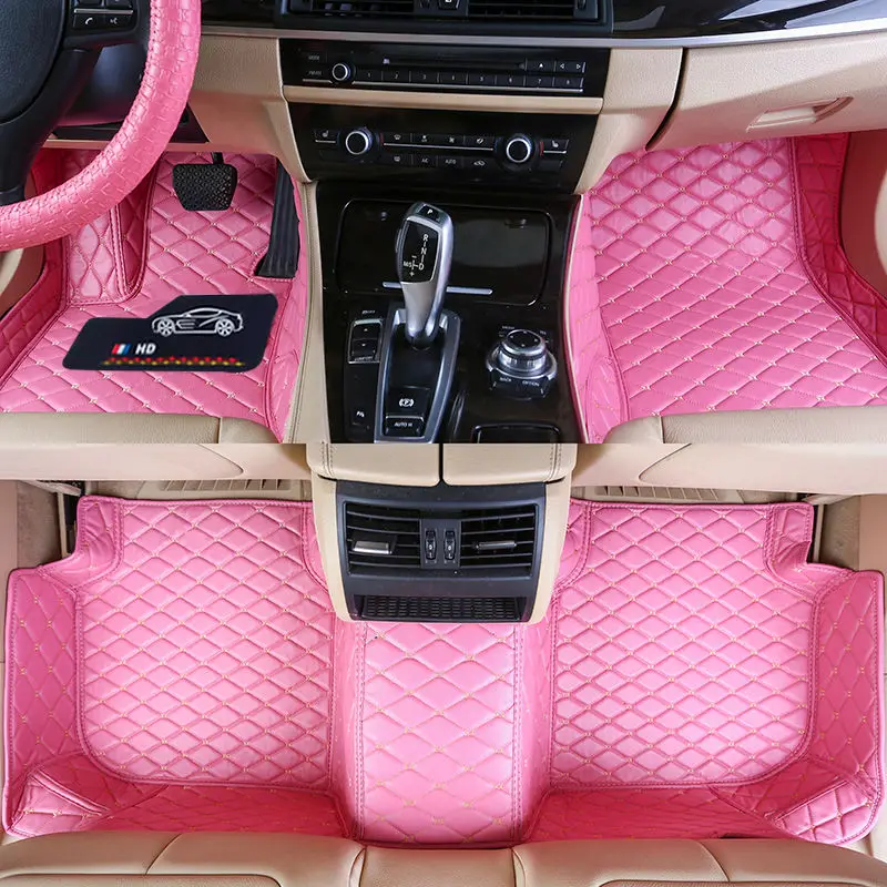 

Custom Fit Car Floor Mats Specific Waterproof Leather ECO friendly Material For Vast of Car Model and Make 5 Pieces Full set