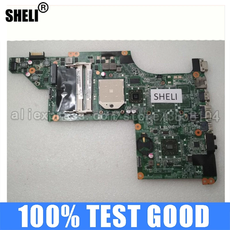 SHELI для HP DV6-3020US DV6Z-3000 DV6-3120US DV6 материнская плата DA0LX8MB6D1 595135-001 | Компьютеры и офис