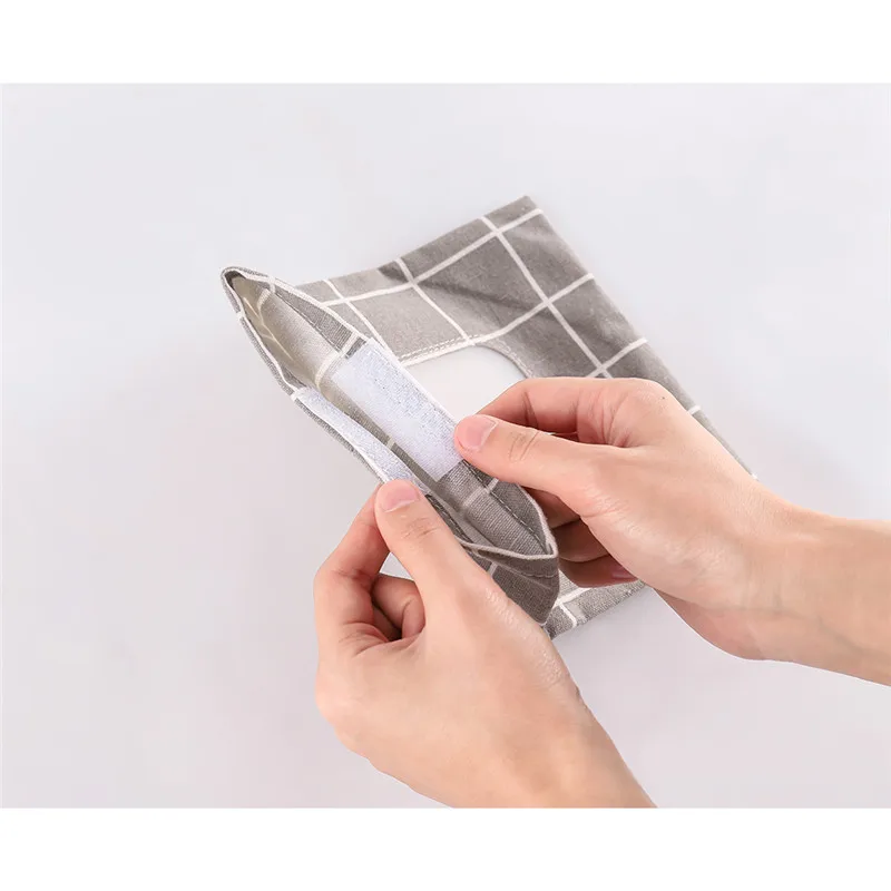 Хлопковые и льняные бумажные полотенца Милая модель держателя нагнетающий чехол