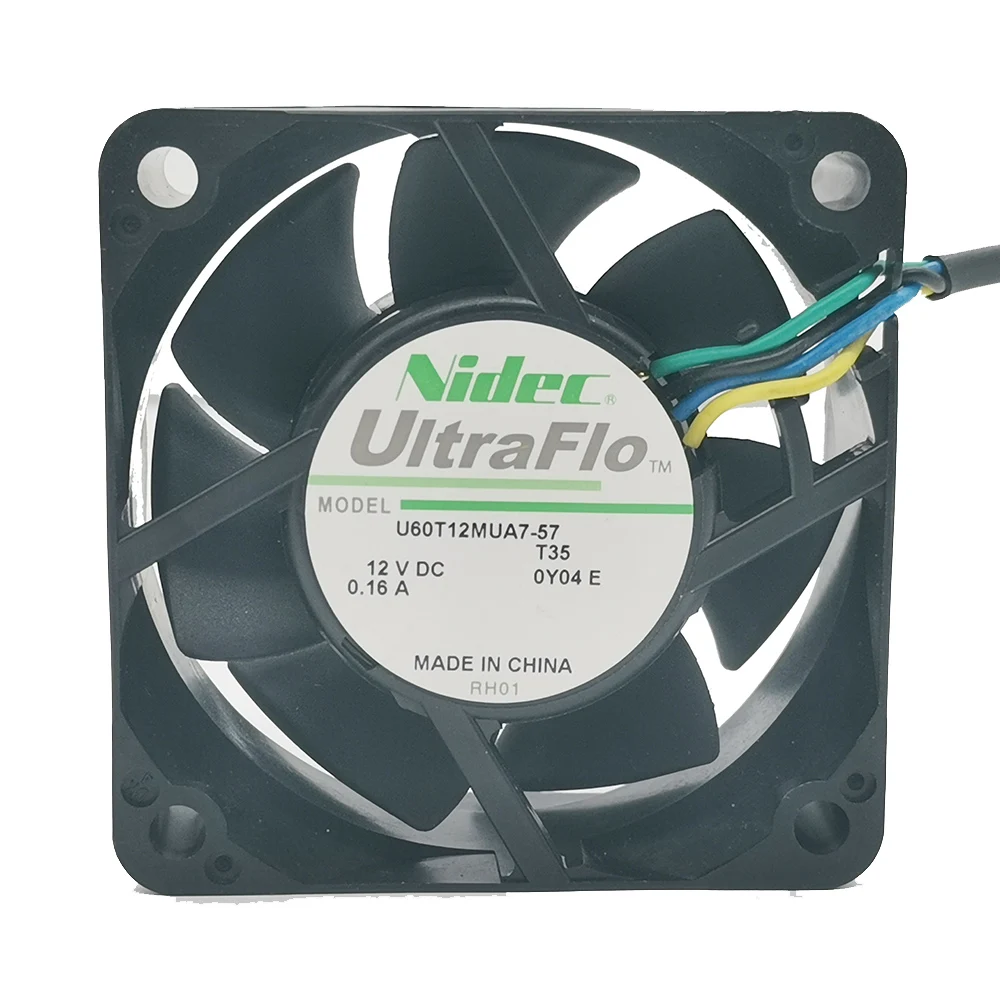 

For NIDEC 6025 60X60X25MM U60T12MUA7-57 DC 12V 0.16A 6CM Silent Cooling Fan
