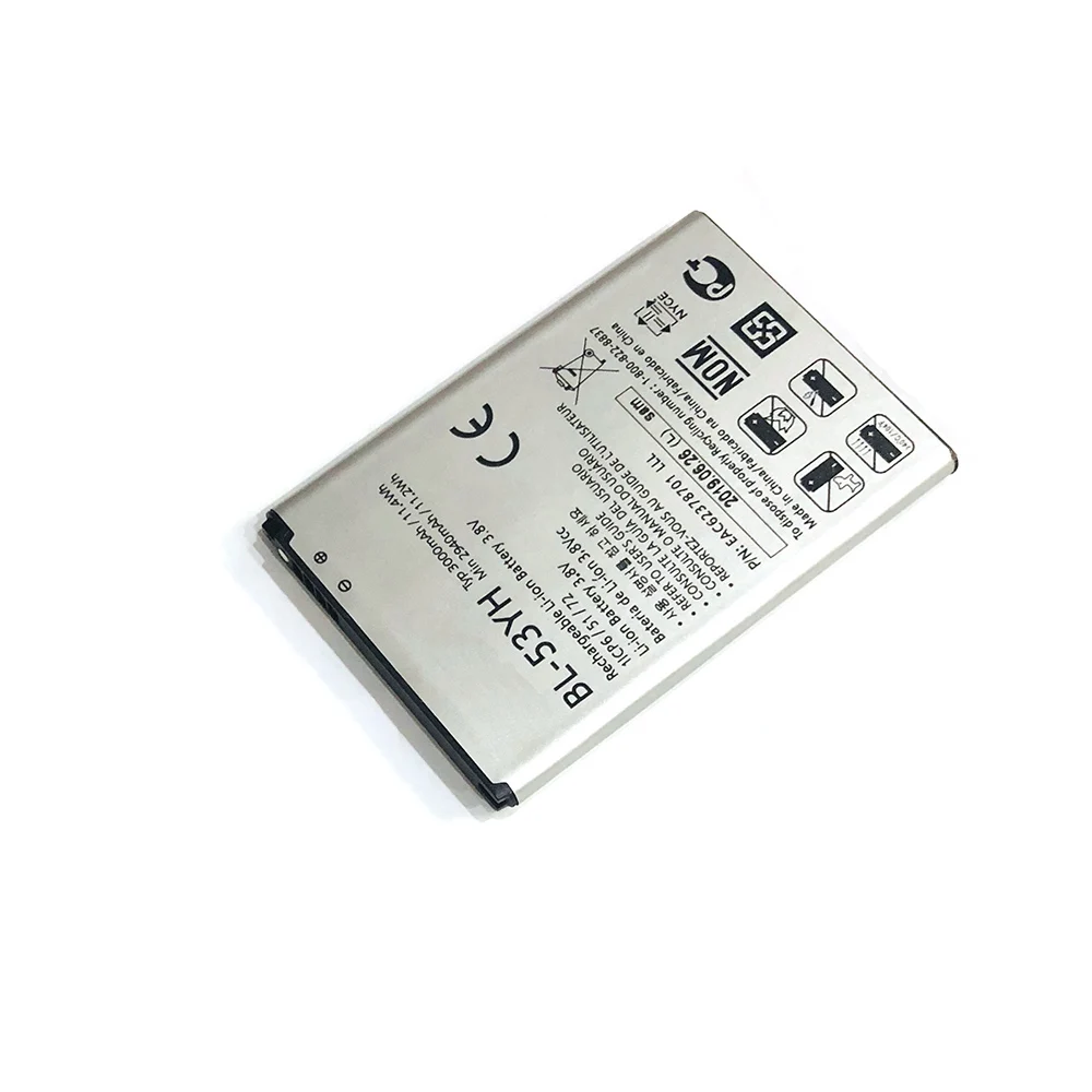 3000 мА/ч, BL-53YH Замена Батарея для LG G3 F400 F400K F460 F470 D830 D850 VS985 D850 D851 D852 D855 D857 D858 D859 LS990