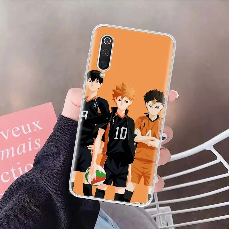 Чехол для телефона с рисунком волейбола Haikyuu Xiaomi Poco X3 Pro X5 X4 Nfc M3 M2 M4 F3 F2 F1 GT Mi Note 10 Lite