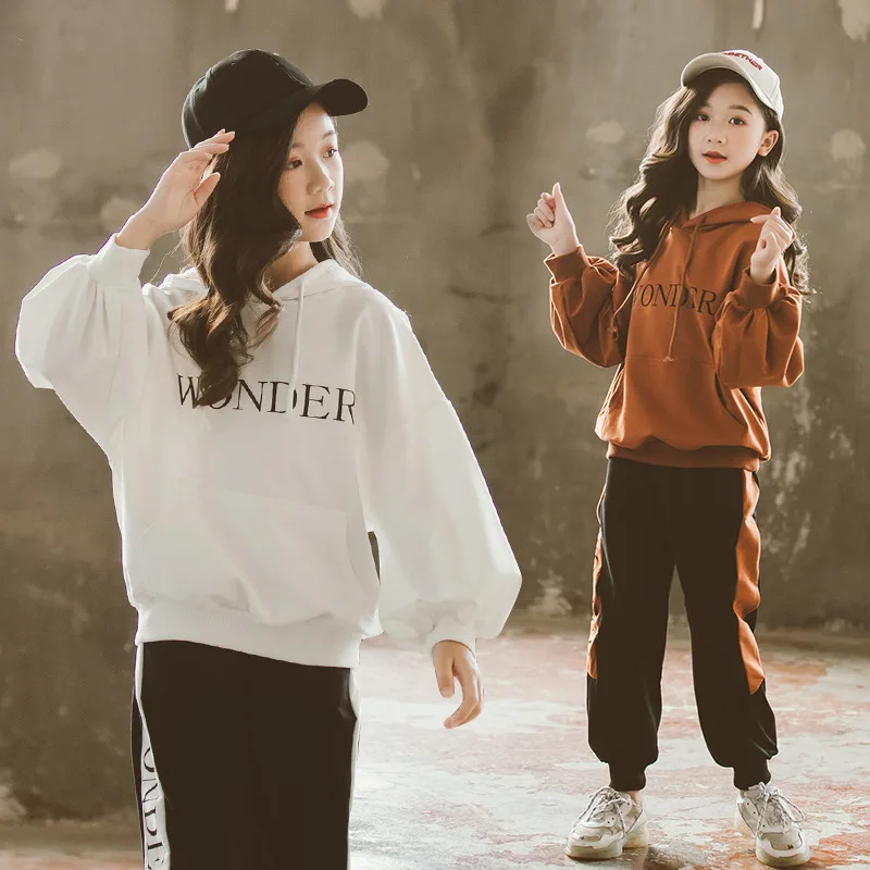 Коллекция 2020 года комплект одежды для девочек подростков школьный спортивный