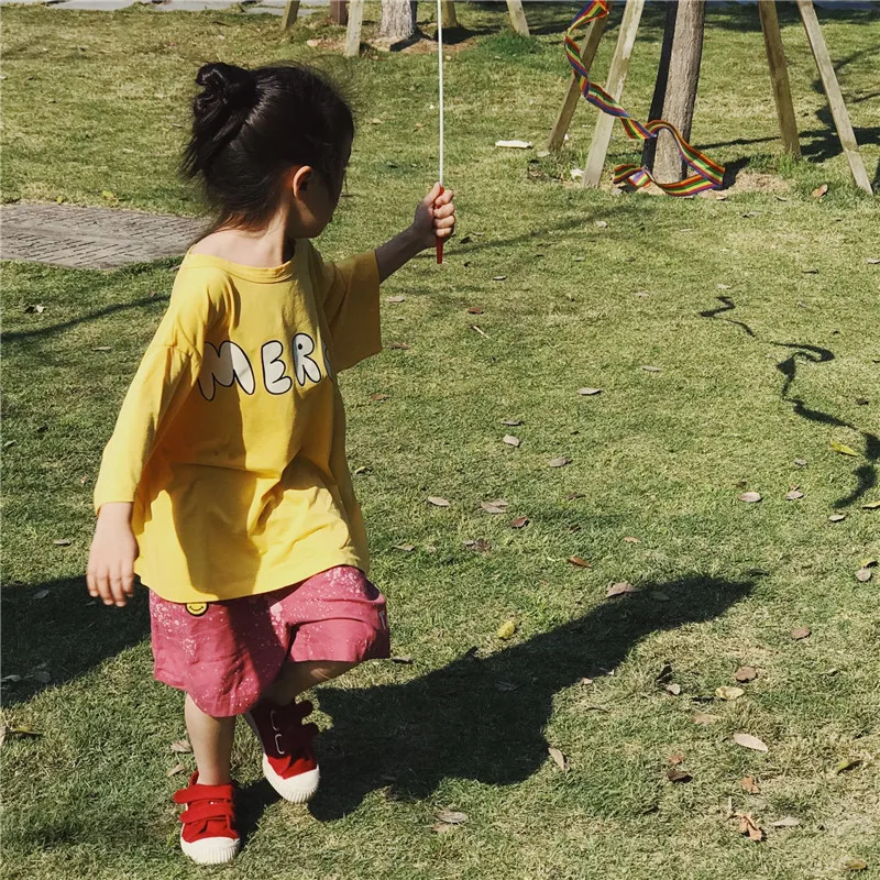 Бренд TAO Детская футболка и штаны для мальчиков девочек модная малышей детские