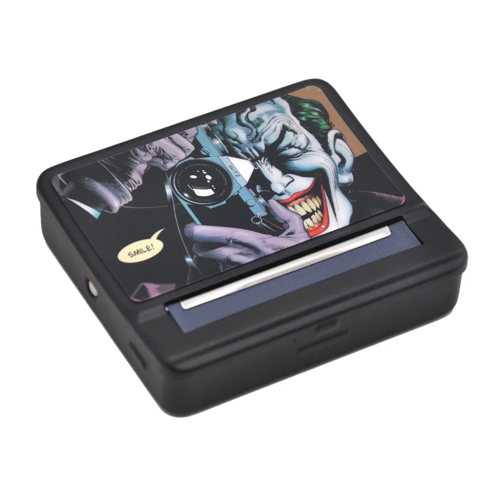 Черный металлический роллер для сигарет бумаги 70 мм ручной сигарет|Аксессуары