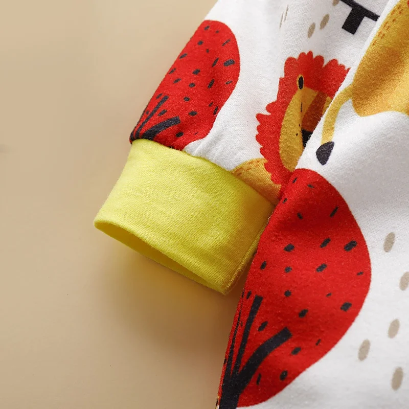 Новая модная одежда для маленьких мальчиков и девочек хлопковый комбинезон с